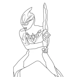 Ultraman Arc 4 Ultraman Coloring Page