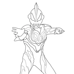 Ultraman Geed 2 Ultraman Coloring Page