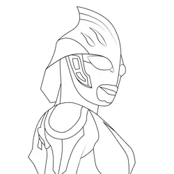 Ultraman Nexus 6 Ultraman Coloring Page