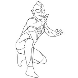 Ultraman Tiga 6 Ultraman Coloring Page