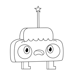 Penny Unikitty Coloring Page for Kids - Free Unikitty! Printable ...