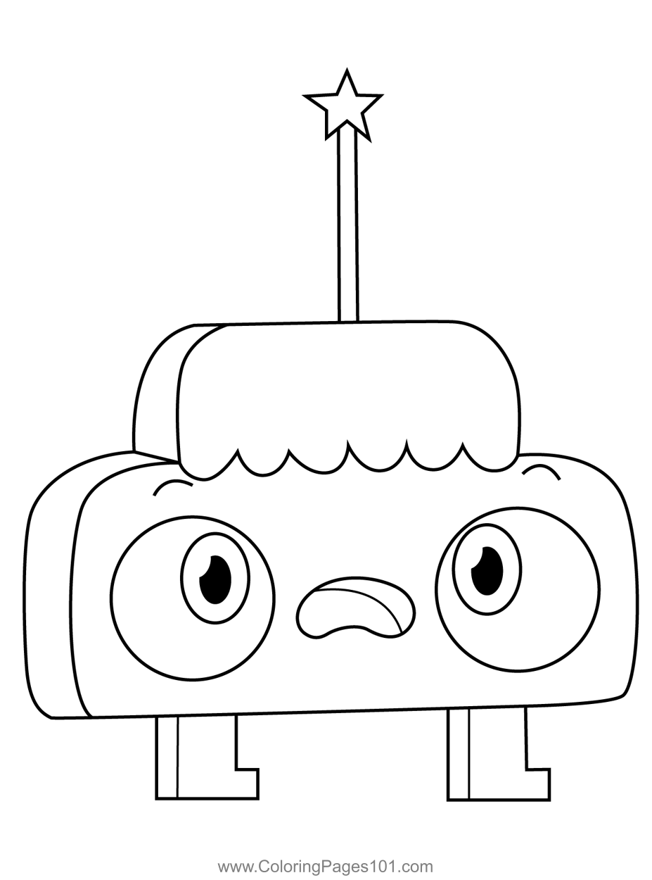 Glandrea Unikitty Coloring Page for Kids - Free Unikitty! Printable ...