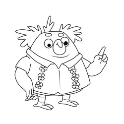 Amado Work It Out Wombats! Coloring Page