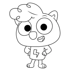 Zadie Work It Out Wombats! Coloring Page