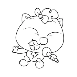 Zadie baby Work It Out Wombats! Free Coloring Page for Kids