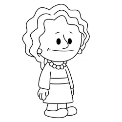 Beulah Louise Henry Xavier Riddle and the Secret Museum Free Coloring Page for Kids