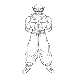 majin buu coloring pages