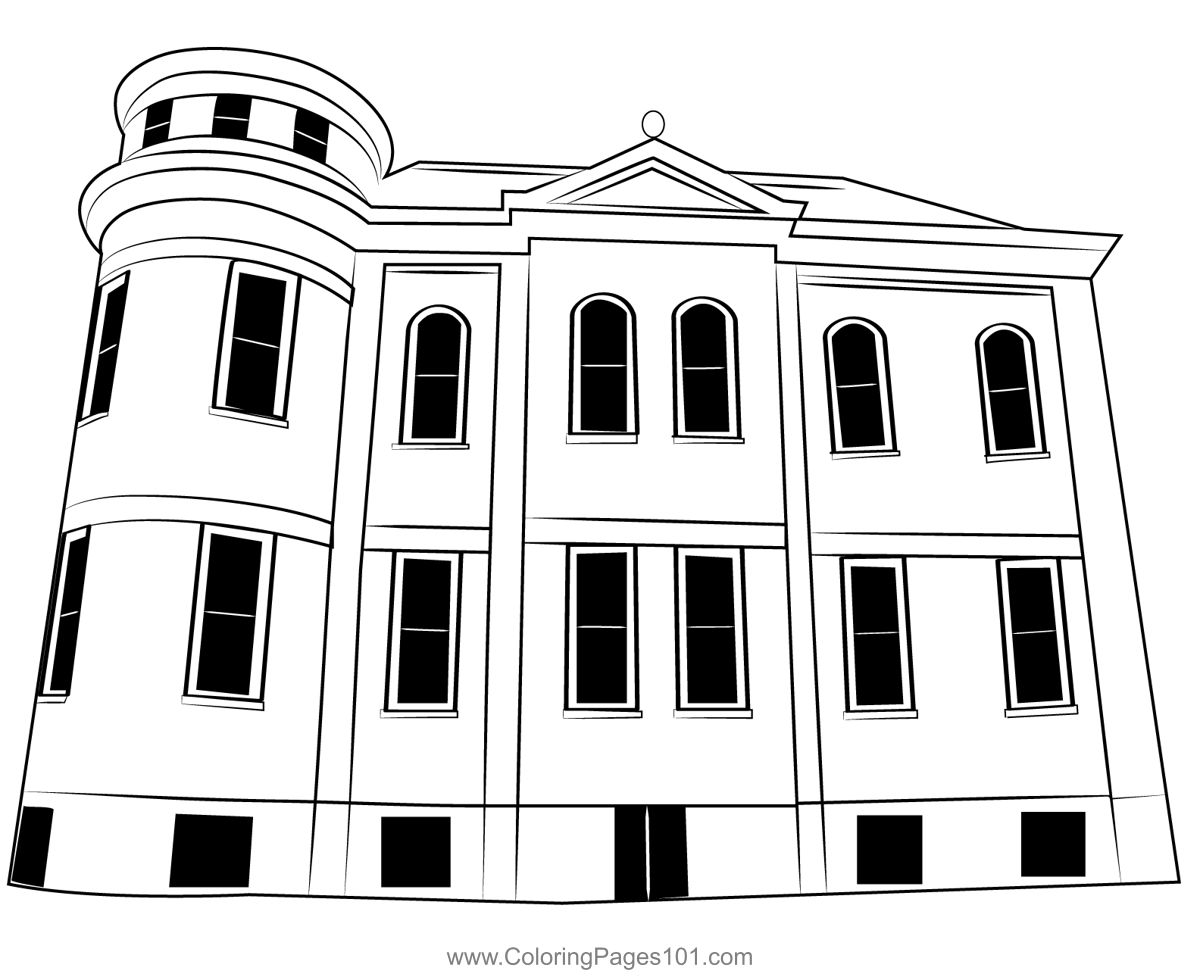 School 7 Coloring Page for Kids - Free Schools Printable Coloring Pages ...