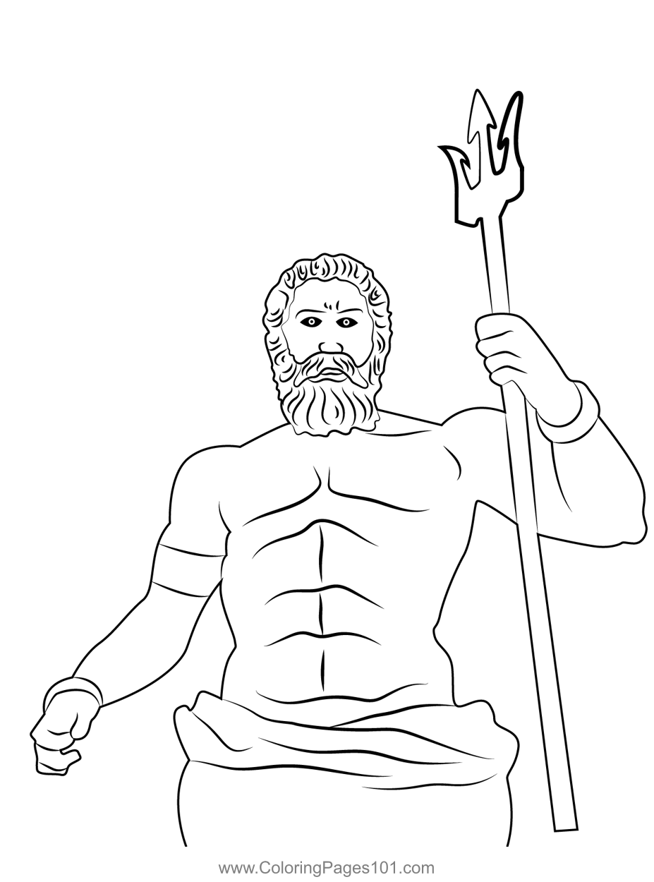 Statue Coloring Page for Kids - Free Statues Printable Coloring Pages ...