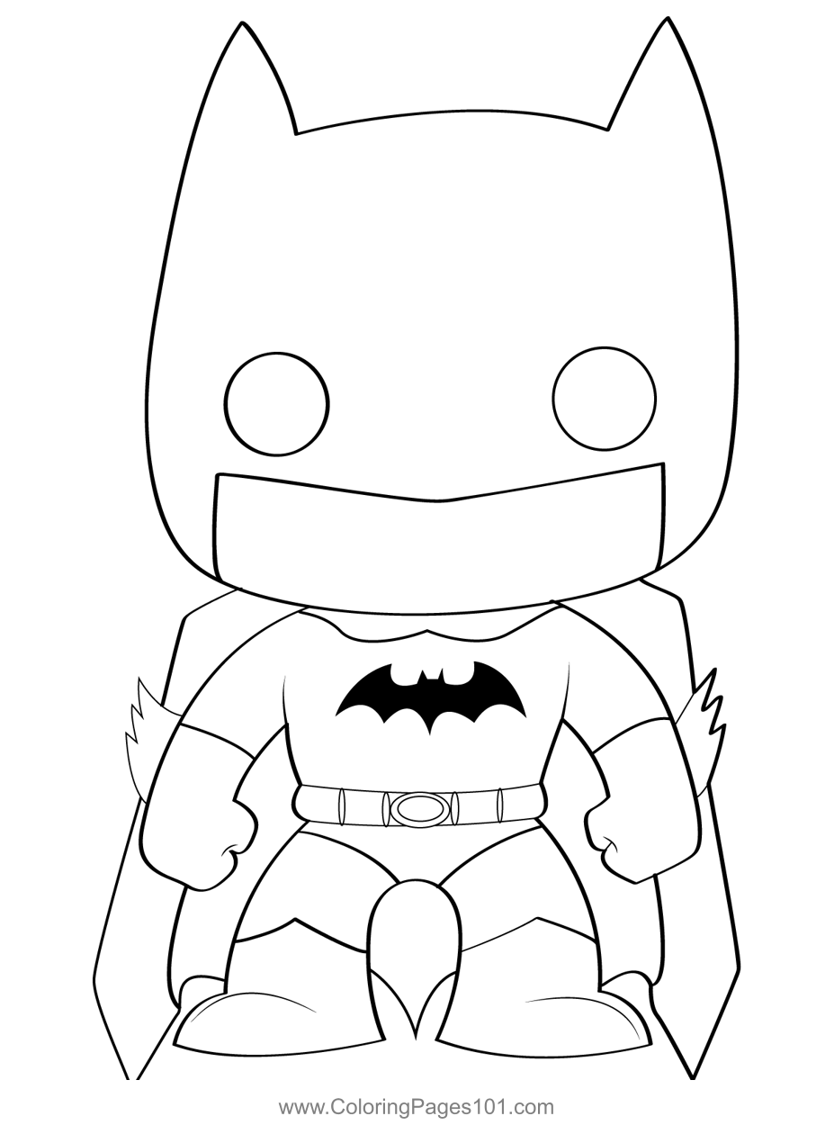 chibi batman coloring pages