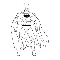 Batman Coloring Pages for Kids Printable Free Download -  