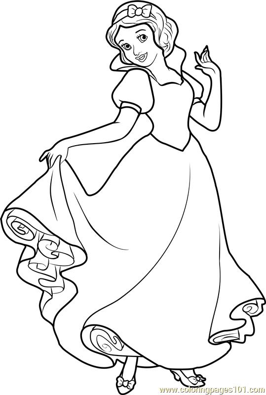 560 Coloring Pages Princess Snow White  HD