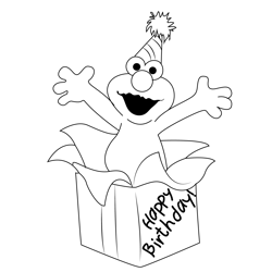 Karate Elmo Coloring Page for Kids - Free Elmo Printable Coloring Pages ...