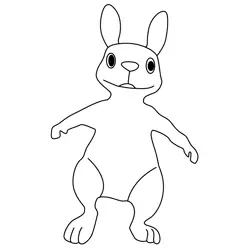 LBB Kangaroo Little Baby Bum Free Coloring Page for Kids