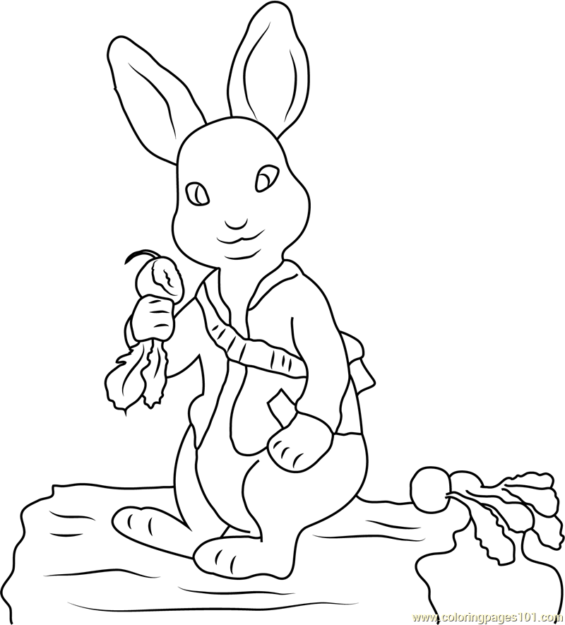 Peter Rabbit Coloring Pages Cartoons Peter Rabbit 9 Printable 2020 4906 