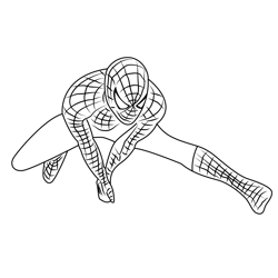 Spider-Man Coloring for Kids Printable Download - ColoringPages101.com