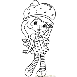 Orange Blossom Easter Eggs Coloring Page for Kids - Free Strawberry