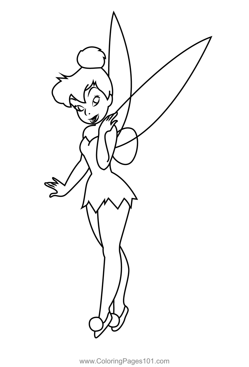 tinkerbell coloring pages games online free