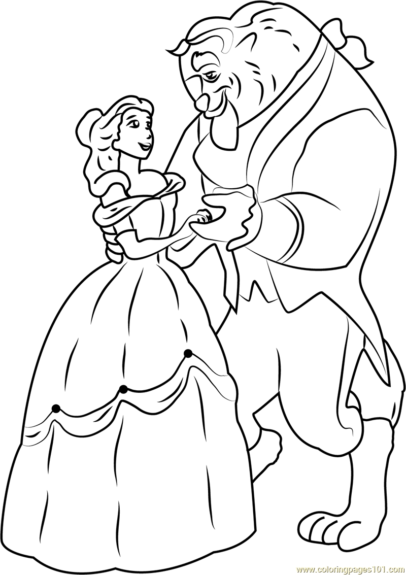 Beauty And The Beast Printable