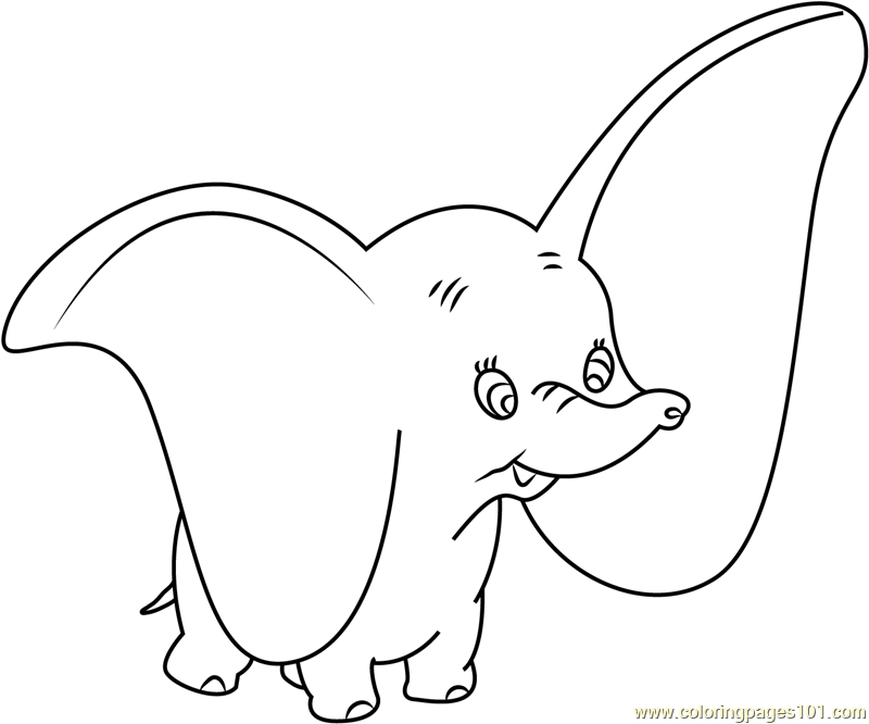 ears coloring pages for kids