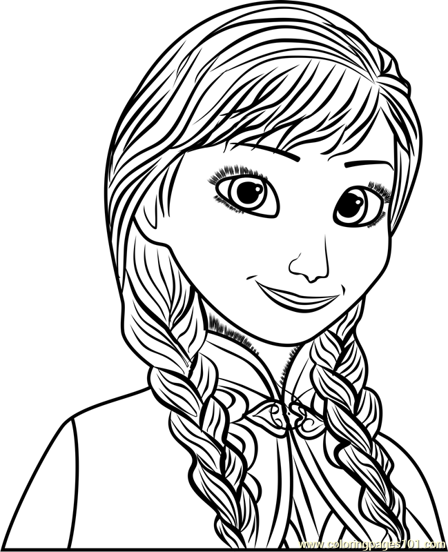 anna coloring page for kids free frozen printable coloring pages online for kids coloringpages101 com coloring pages for kids