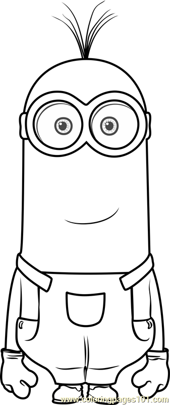 Download Kevin Coloring Page for Kids - Free Minions Printable ...