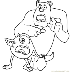 Monsters, Inc. Coloring Pages for Kids Printable Free Download ...