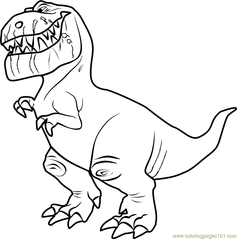 Butch Coloring Page - Free The Good Dinosaur Coloring Pages ...