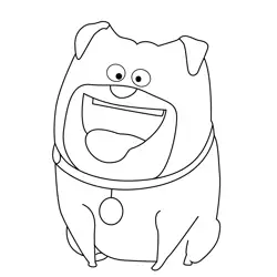 Mel The Secret Life Of Pets Coloring Page