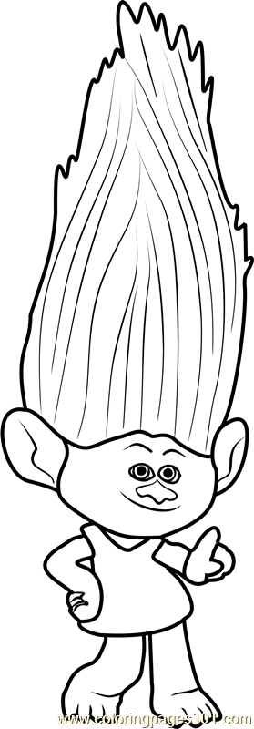 Dreamworks Trolls Guy Diamond Coloring Pages To Print Coloring Pages