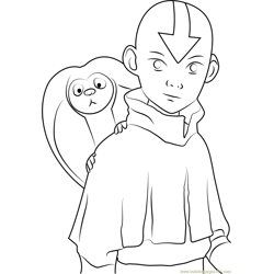 Avatar The Last Airbender Coloring Pages For Kids Printable Free Download Coloringpages101 Com