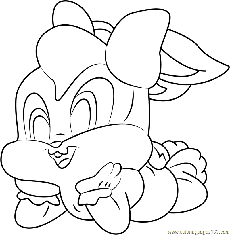 Looney Tunes Lola Bunny Coloring Pages Sketch Coloring Page