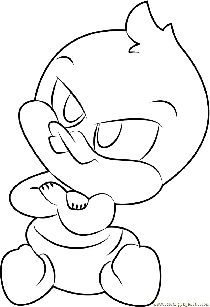Baby see Coloring Page for Kids - Free Baby Looney Tunes Printable ...