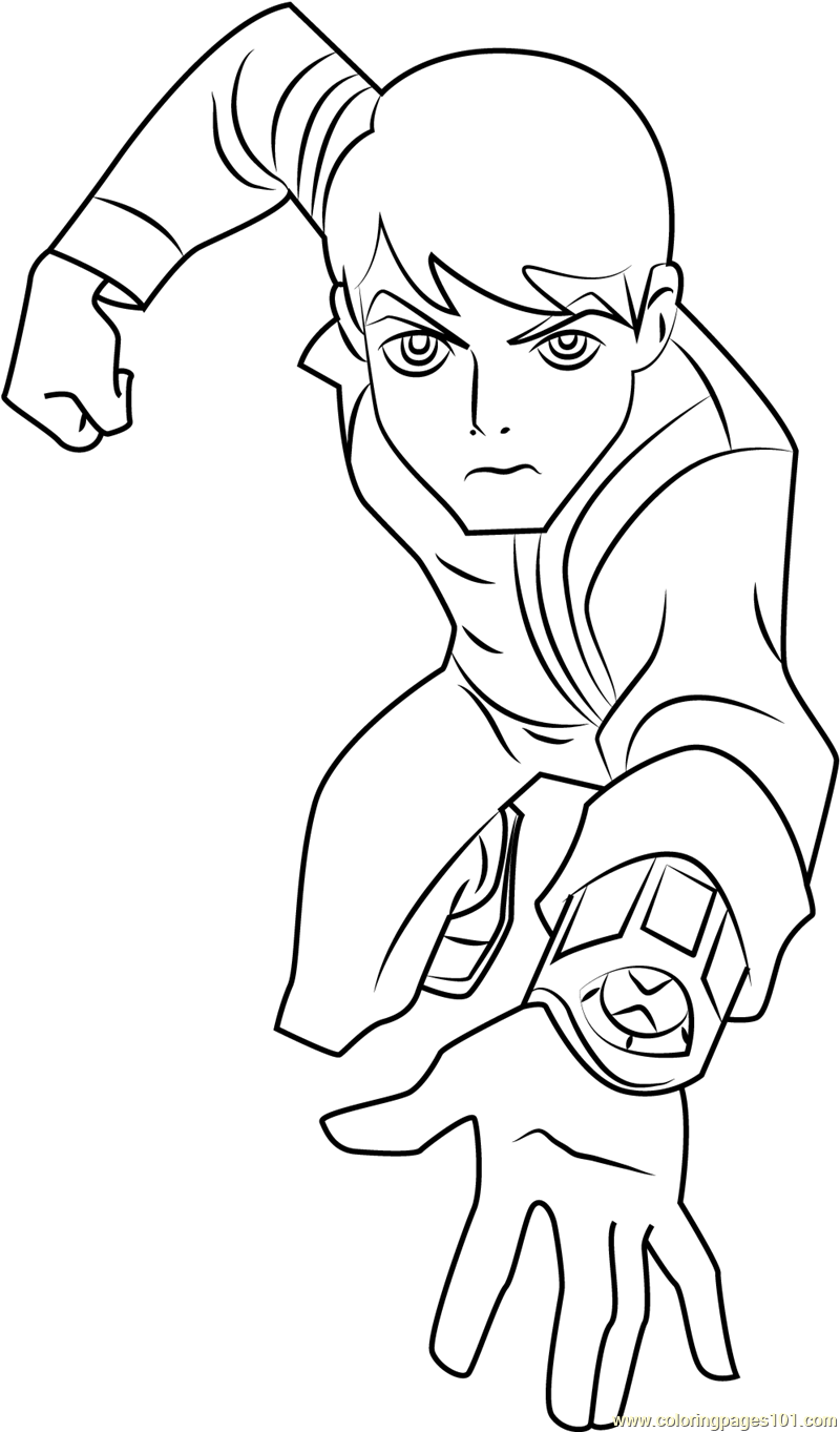 ben 10 omniverse bloxx coloring pages