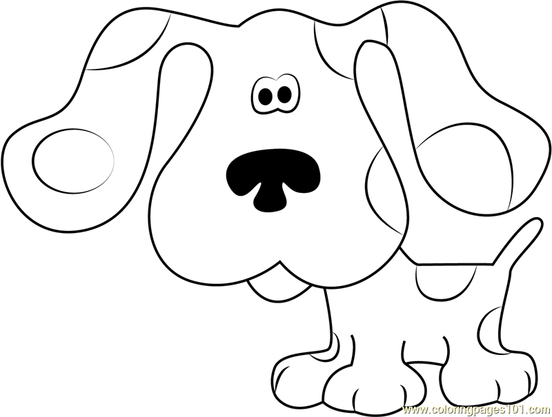 Blue Blue Coloring Page - Free Blue's Clues Coloring Pages ...