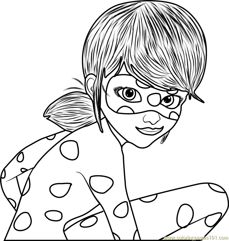 Download Ladybug Coloring Page For Kids Free Miraculous Ladybug Printable Coloring Pages Online For Kids Coloringpages101 Com Coloring Pages For Kids