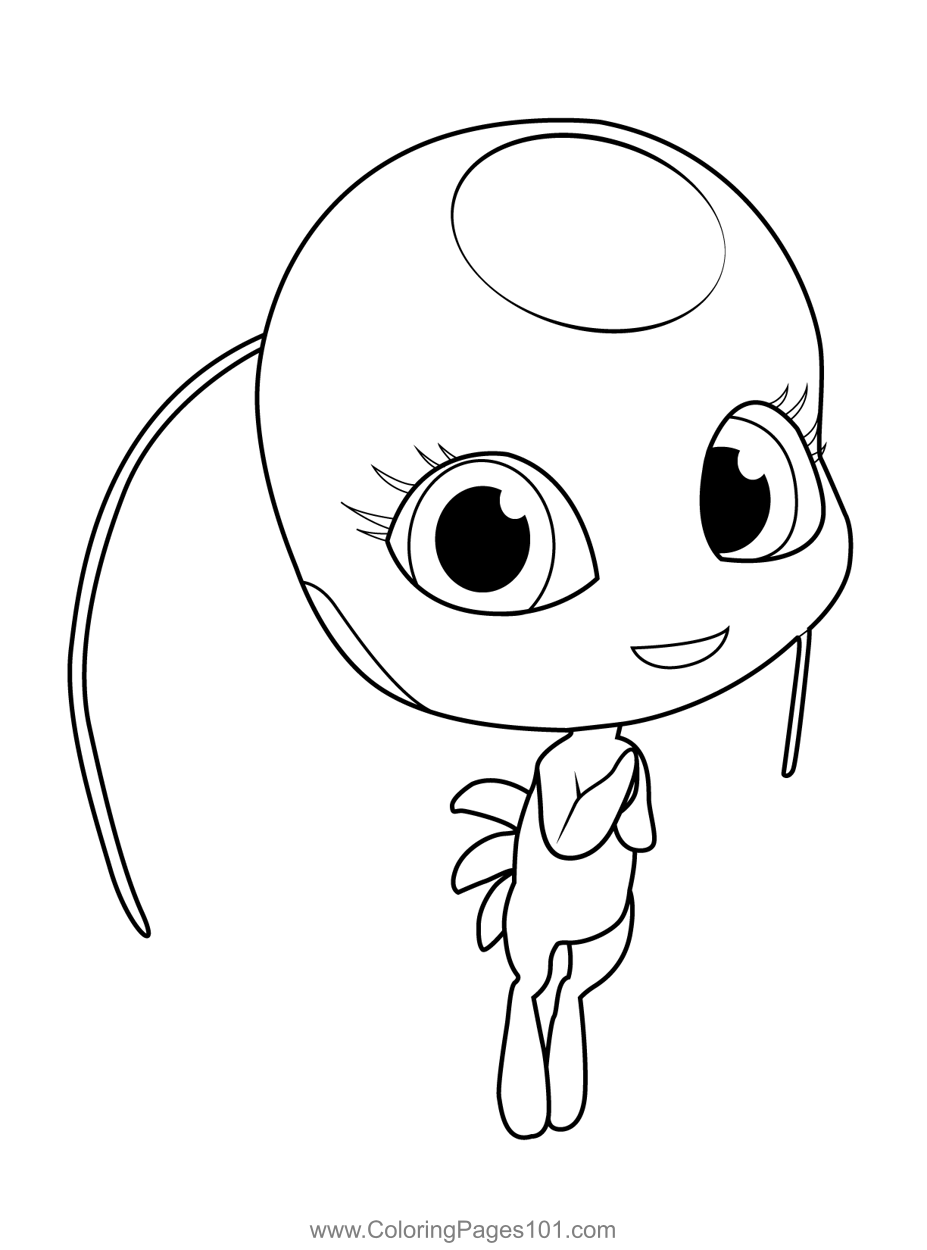 Miraculous Tikki Coloring Page Coloring Pages | Images and Photos finder