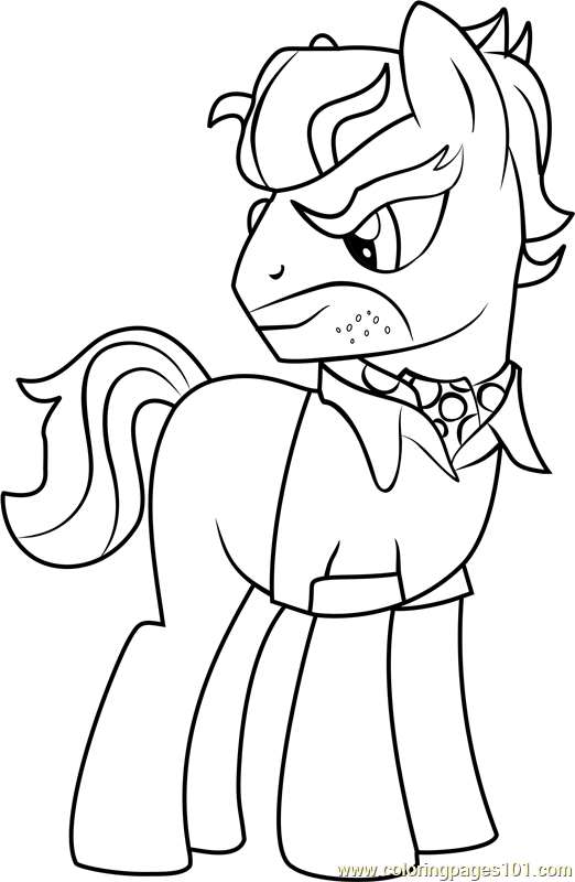 Dr Caballeron Coloring Page for Kids - Free My Little Pony - Friendship