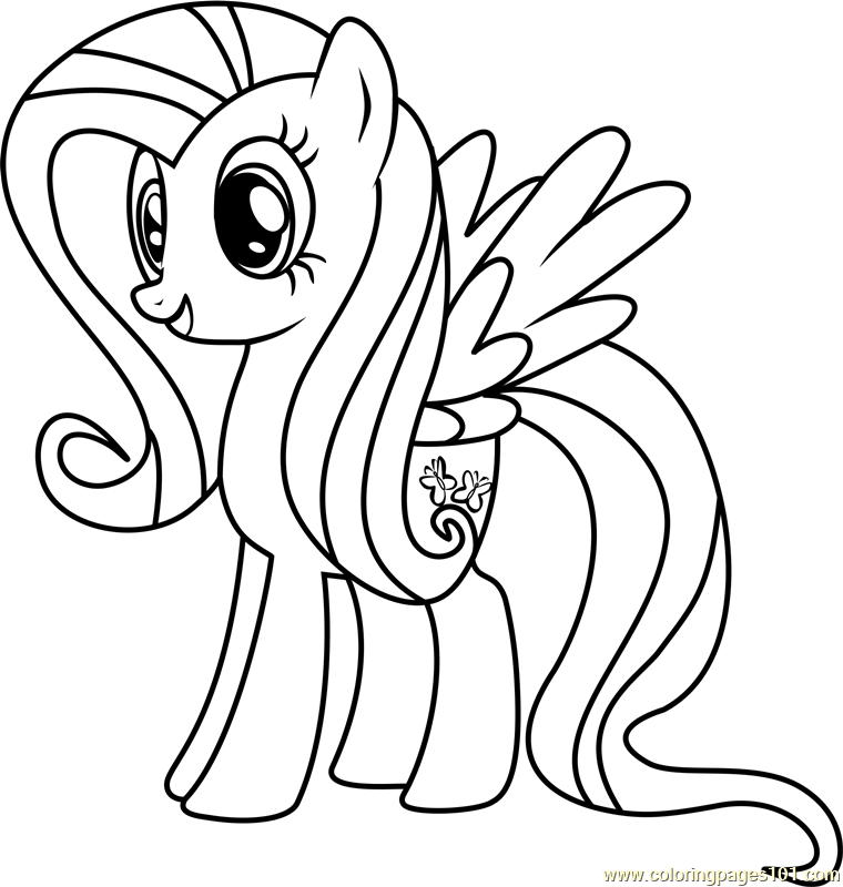 Fluttershy - Lol Coloring Pages in 2023  My little pony coloring, Coloring  pages, Little pony