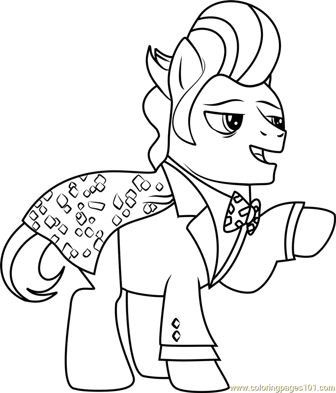 Gladmane Coloring Page for Kids - Free My Little Pony - Friendship Is