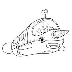 Gup-S Ship Octonauts Coloring Page for Kids - Free Octonauts Printable ...