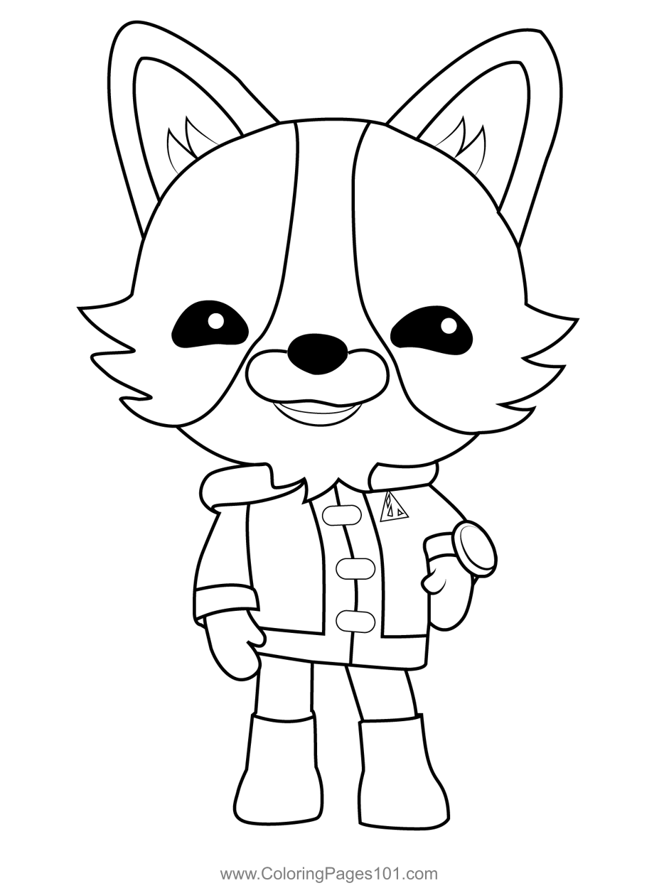 Professor Natquik Octonauts Coloring Page for Kids - Free Octonauts ...