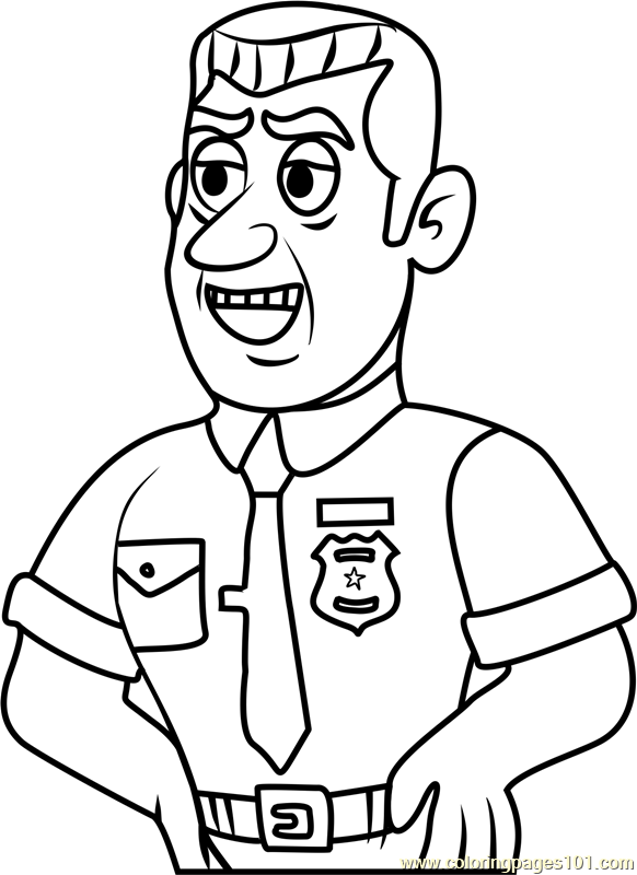 Pound Puppies Lieutenant Rock Coloring Page for Kids - Free Pound ...