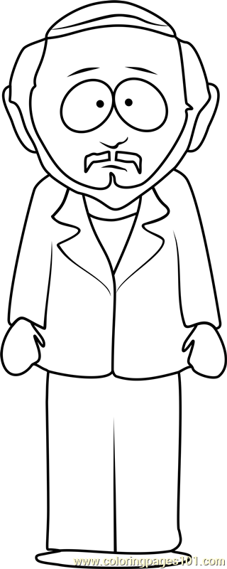 Gerald Broflovski from South Park Coloring Page for Kids - Free South ...