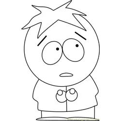 Butters from South Park Coloring Page for Kids - Free South Park ...