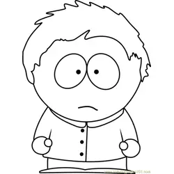 Clyde Donovan from South Park Coloring Page for Kids - Free South Park ...