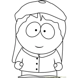 Wendy Testaburger from South Park Coloring Page for Kids - Free South ...