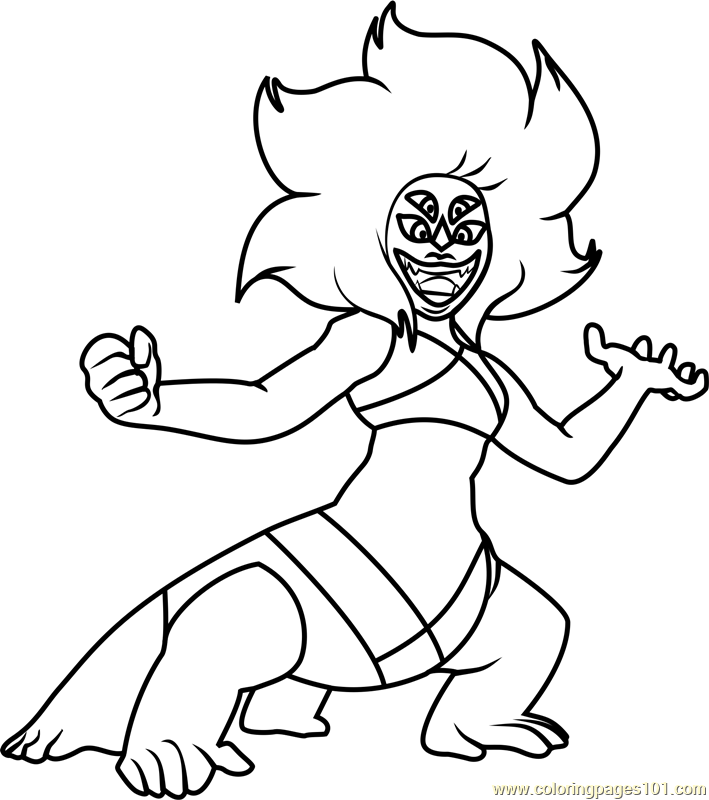 Download Malachite Steven Universe Coloring Page for Kids - Free ...
