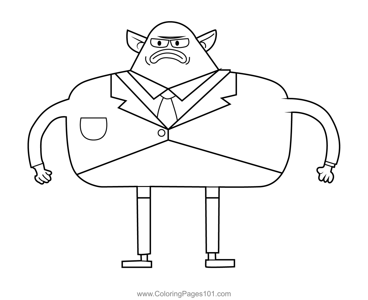 Goblin The Amazing World Of Gumball Coloring Page For Kids - Free The 