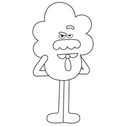 Harold Wilson The Amazing World of Gumball Coloring Page for Kids ...